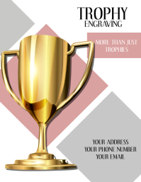 Detail Editable Trophy Template Nomer 32