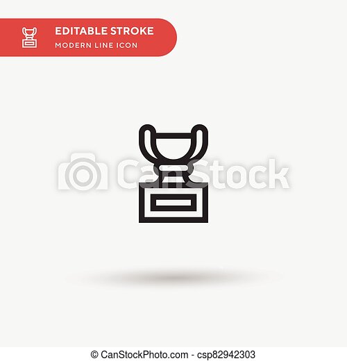 Detail Editable Trophy Template Nomer 49