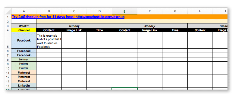 Detail Editorial Calendar Template 2019 Nomer 5