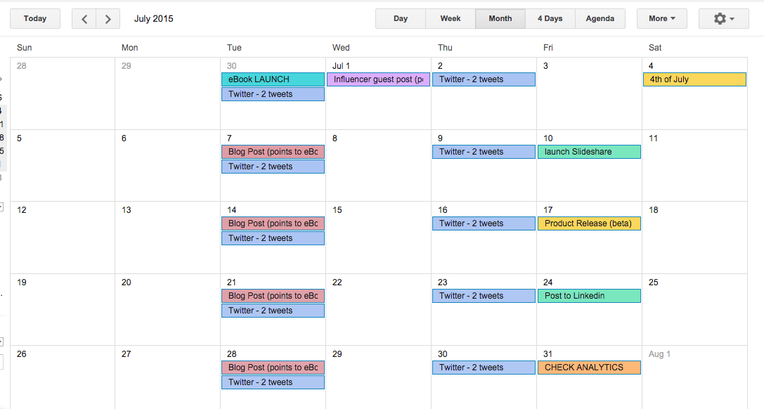 Detail Editorial Calendar Template 2019 Nomer 55
