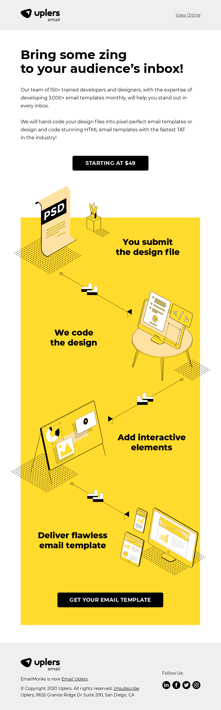 Detail Edm Email Template Nomer 29