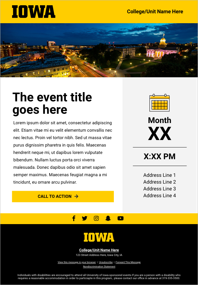 Detail Edm Email Template Nomer 43