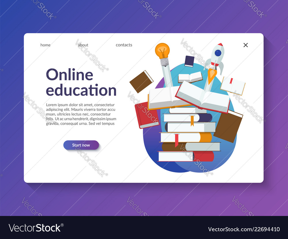 Detail Education Landing Page Template Nomer 12