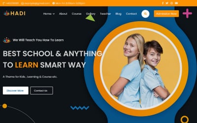 Detail Education Landing Page Template Nomer 16