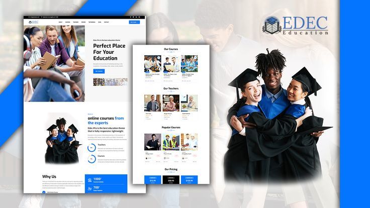 Detail Education Landing Page Template Nomer 37