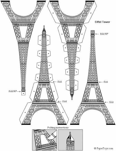 Eiffel Tower Template - KibrisPDR