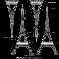 Detail Eiffel Tower Template Nomer 30