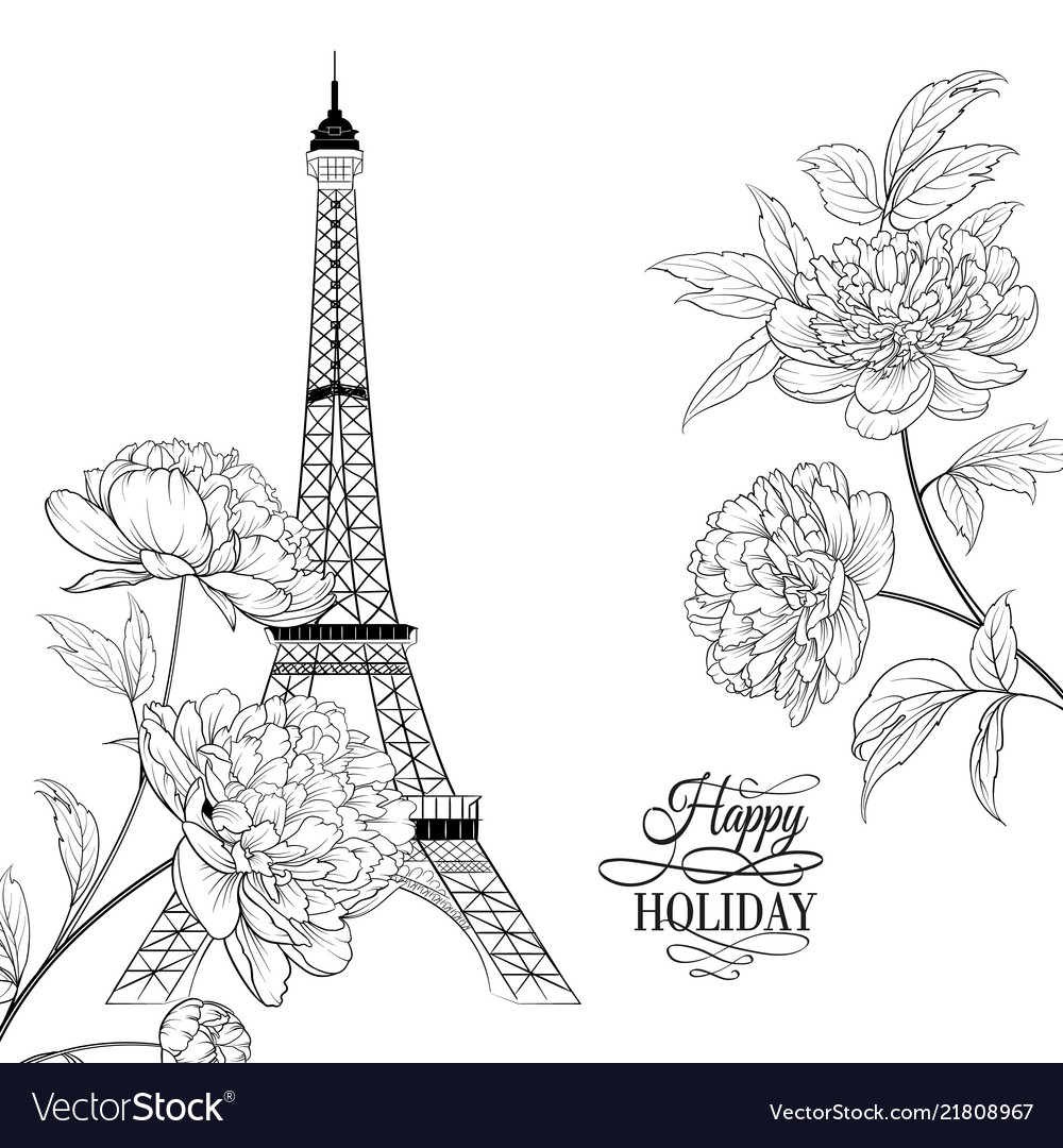 Detail Eiffel Tower Template Nomer 38