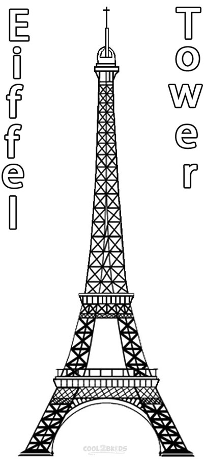 Detail Eiffel Tower Template Nomer 45