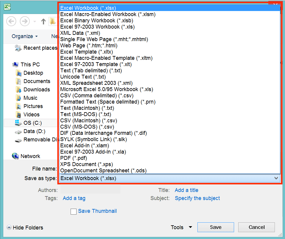 Detail Ekstensi Dari File Microsoft Excel Adalah Nomer 7