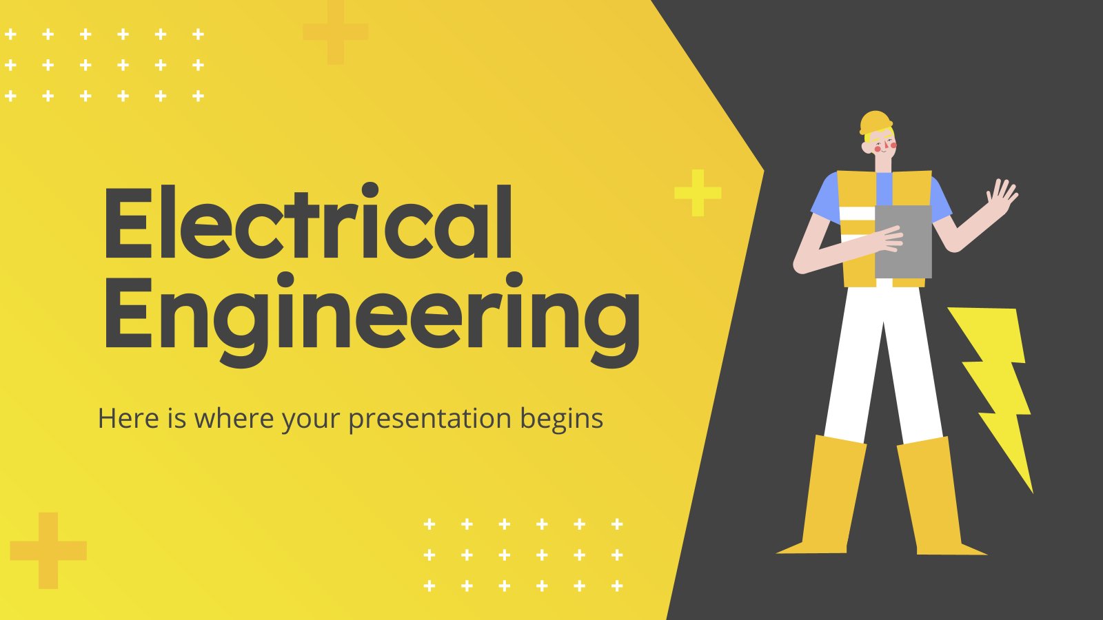 Electrical Engineering Powerpoint Template - KibrisPDR