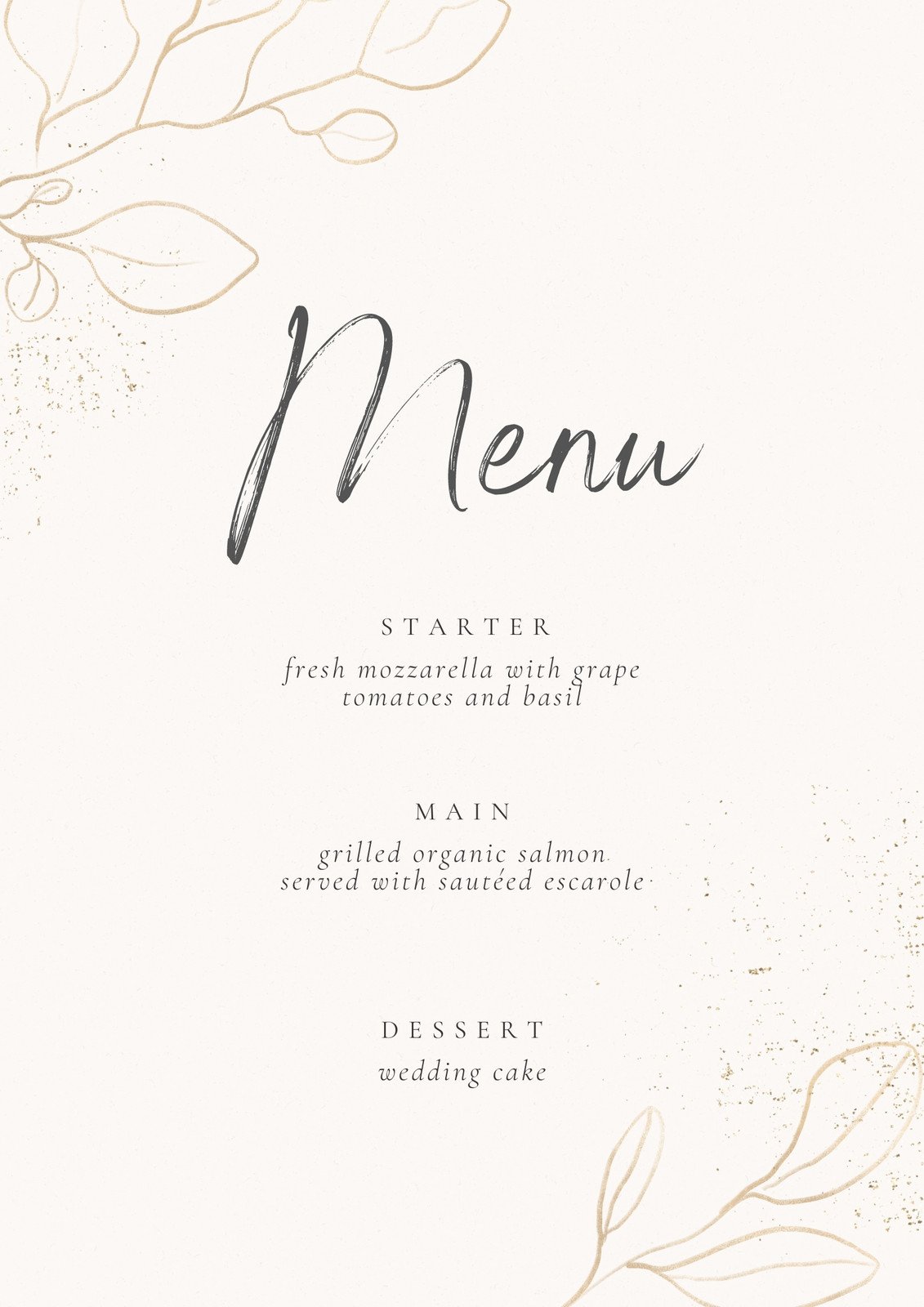 Detail Elegant Menu Template Nomer 25