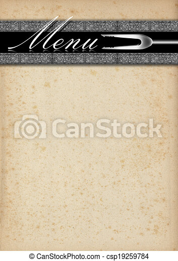 Detail Elegant Menu Template Nomer 35