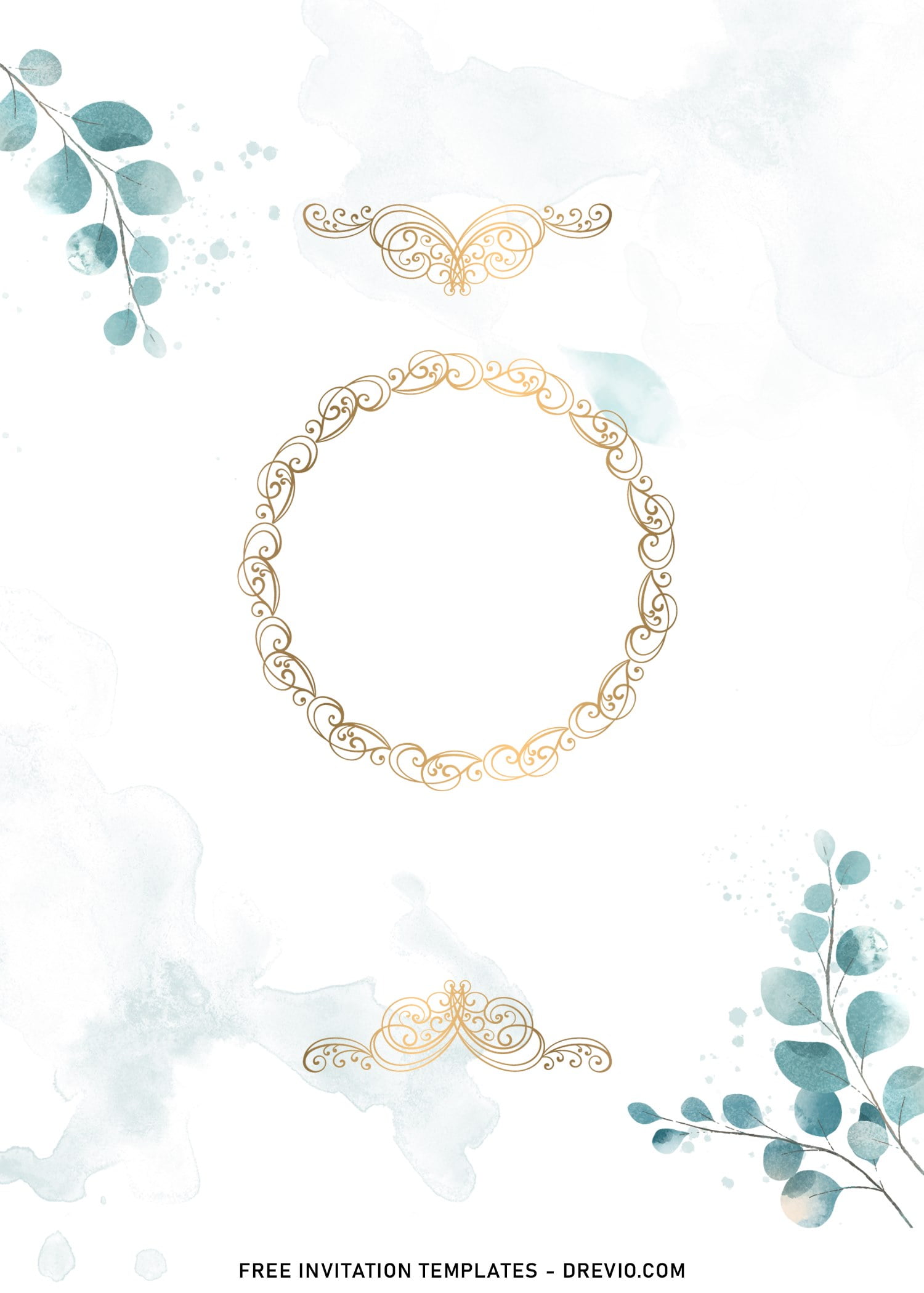 Detail Elegant Wedding Template Nomer 21