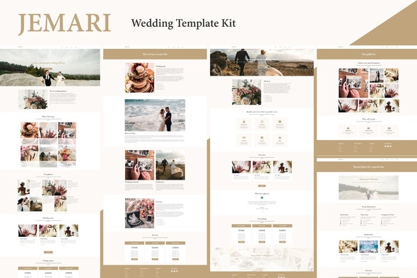 Detail Elementor Wedding Template Nomer 3