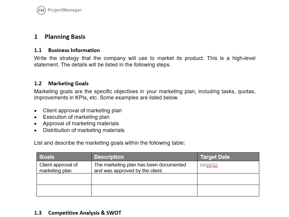 Detail Email Campaign Planning Template Nomer 29