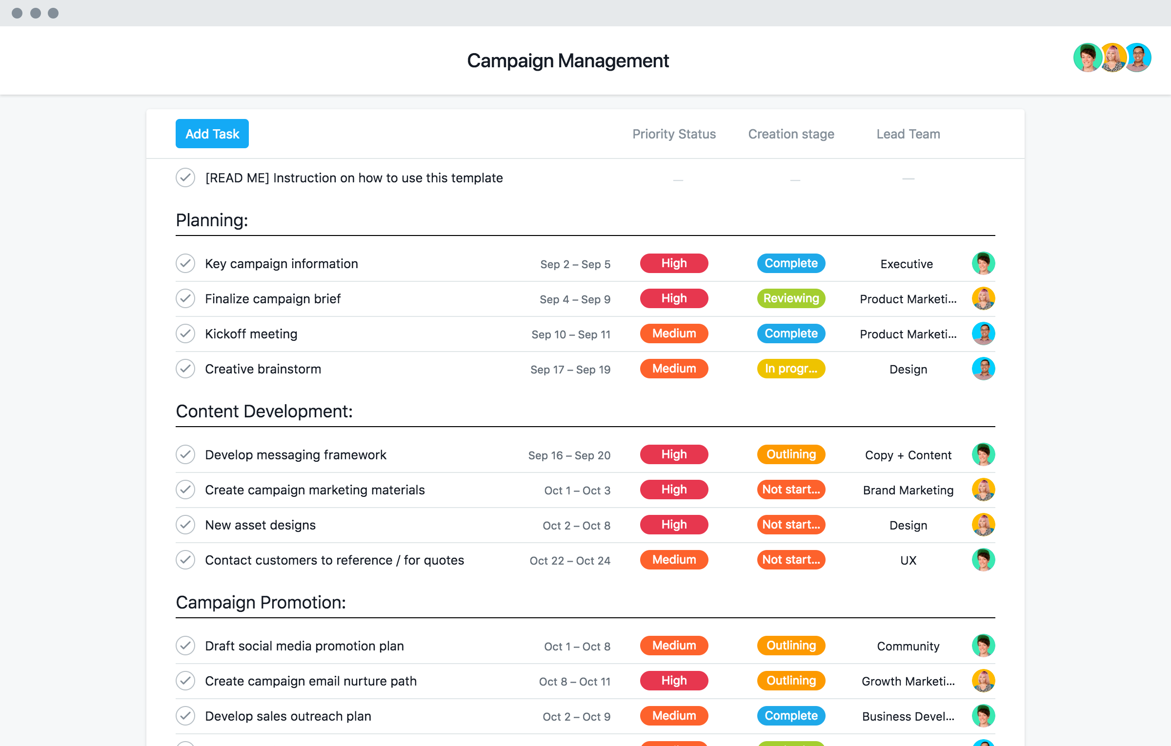 Detail Email Campaign Planning Template Nomer 8