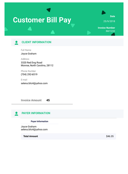 Detail Email Invoice Template Html Free Nomer 40