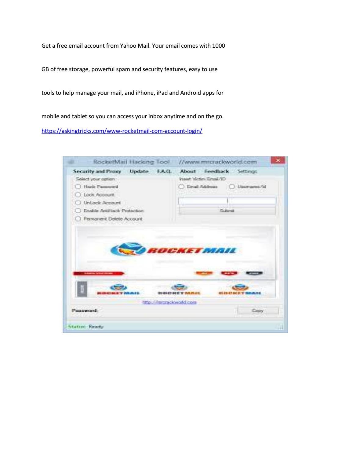 Detail Email Login Rocketmail Nomer 23