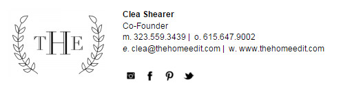 Detail Email Signature Template Size Nomer 44