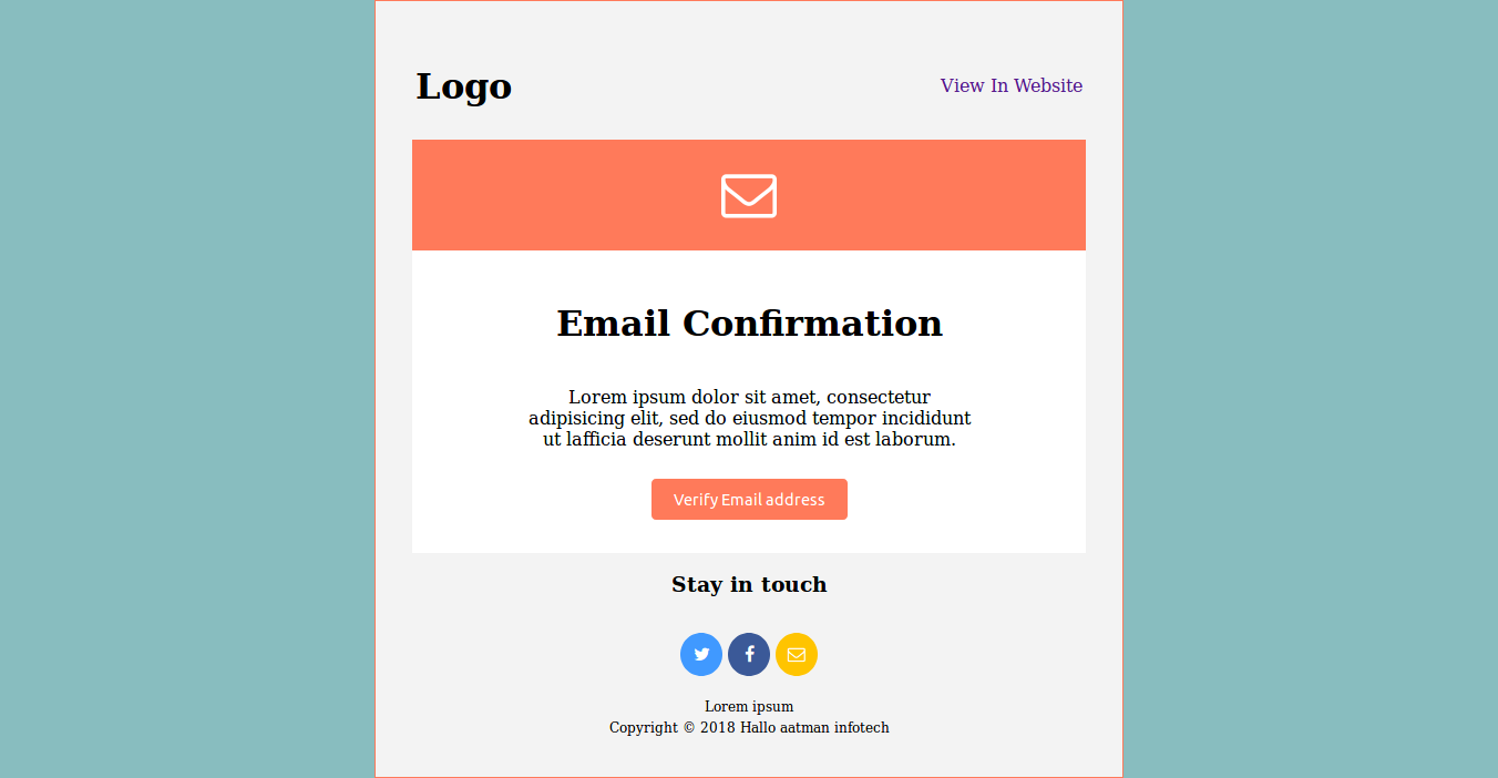 Detail Email Template Html Code Nomer 11