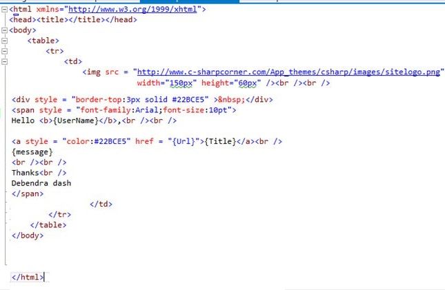 Detail Email Template Html Code Nomer 38