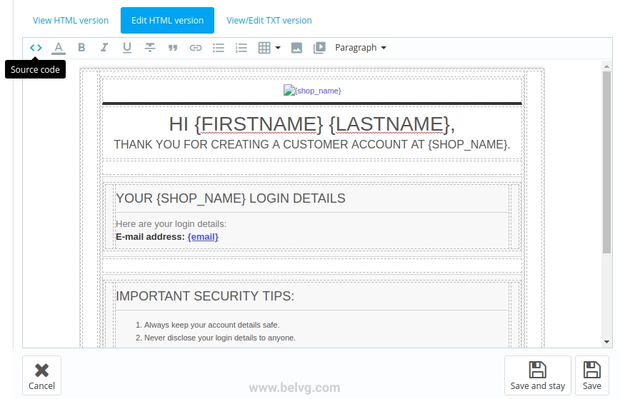 Detail Email Template Html Code Nomer 39