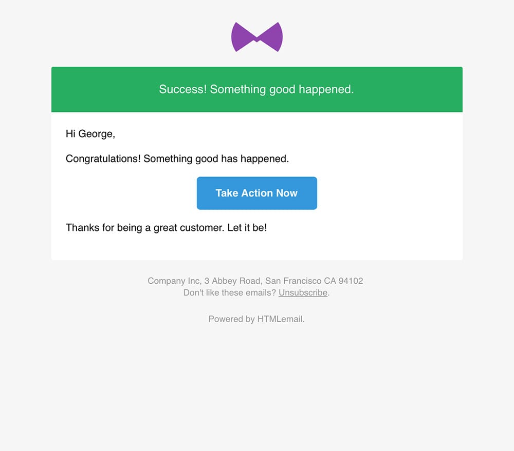 Email Verification Success Html Template - KibrisPDR