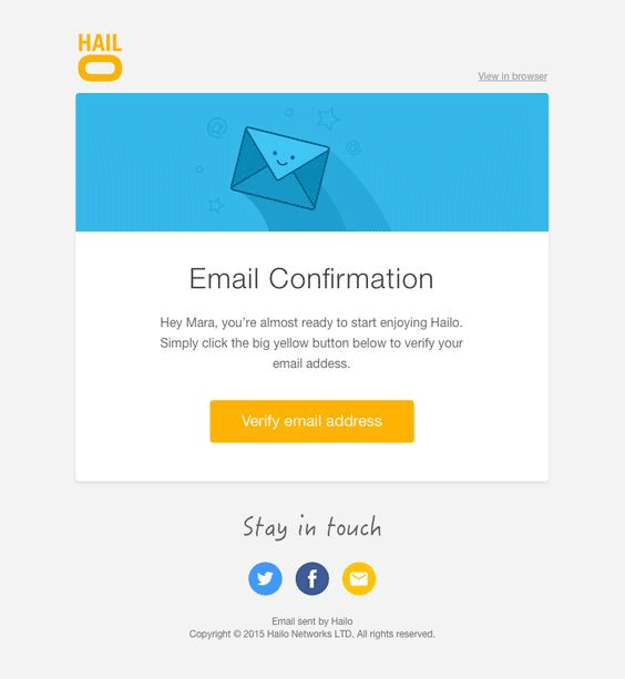 Detail Email Verification Success Html Template Nomer 2
