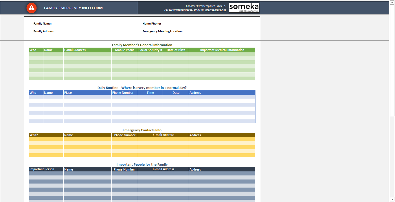 Detail Emergency Contact List Template Excel Nomer 20