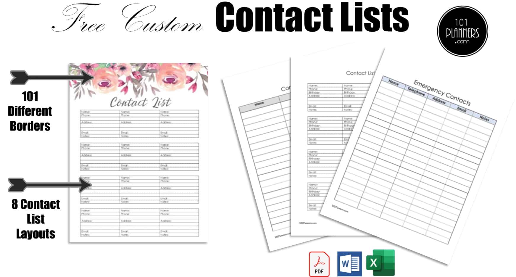 Detail Emergency Contact List Template Excel Nomer 24