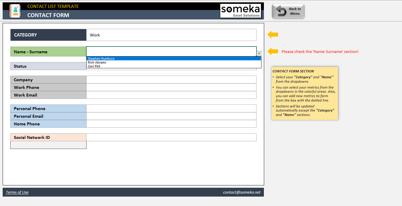 Detail Emergency Contact List Template Excel Nomer 29