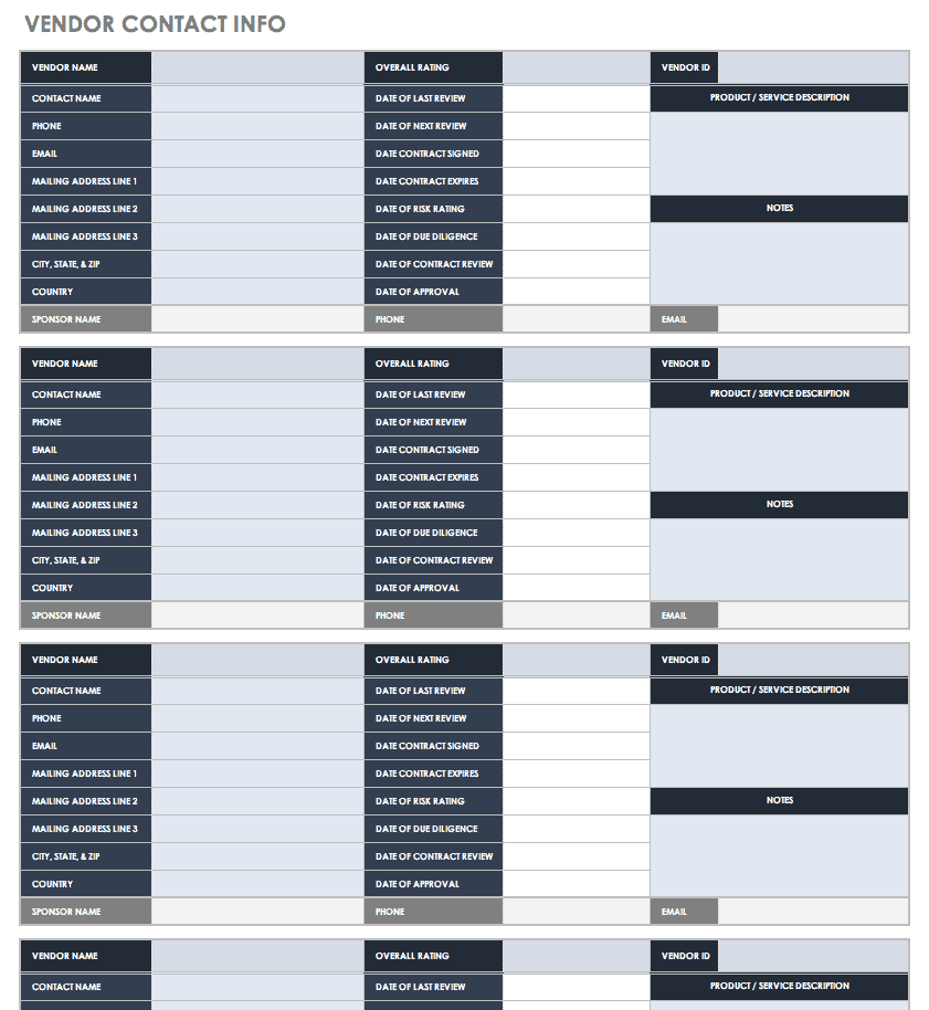 Detail Emergency Contact List Template Excel Nomer 30