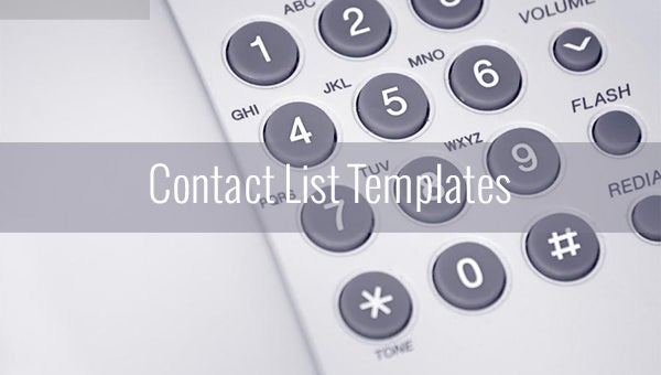 Detail Emergency Contact List Template Excel Nomer 54