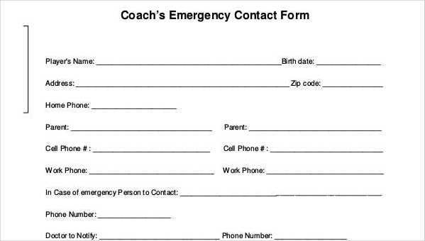 Detail Emergency Contact List Template Excel Nomer 55