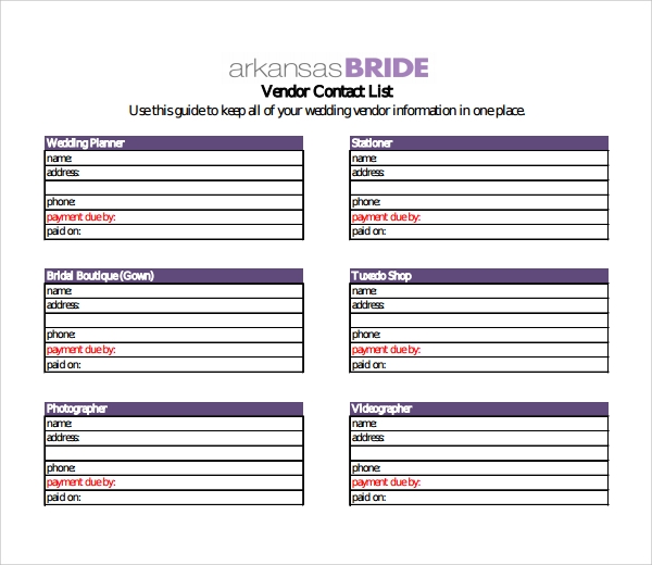 Detail Emergency Contact List Template Excel Nomer 58