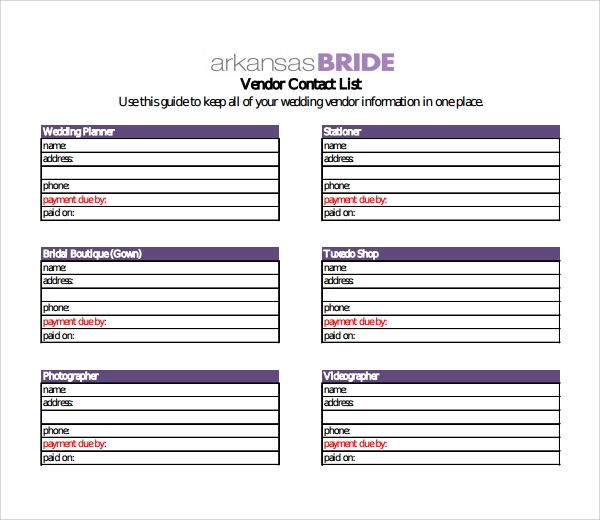 Detail Emergency Contact List Template Excel Nomer 58