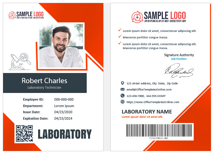 Detail Emergency Id Card Template Nomer 38