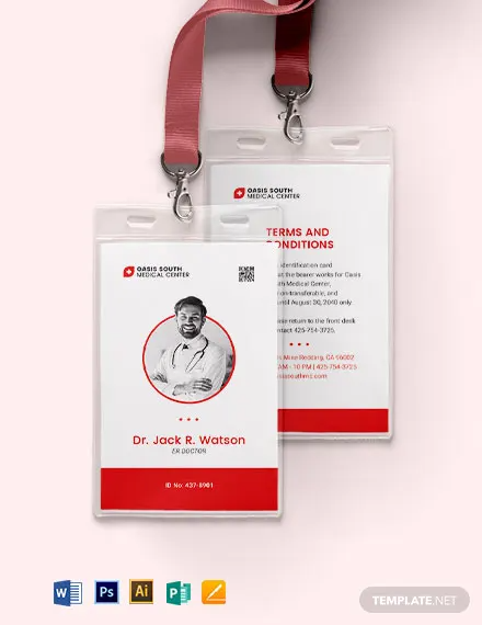 Detail Emergency Id Card Template Nomer 8