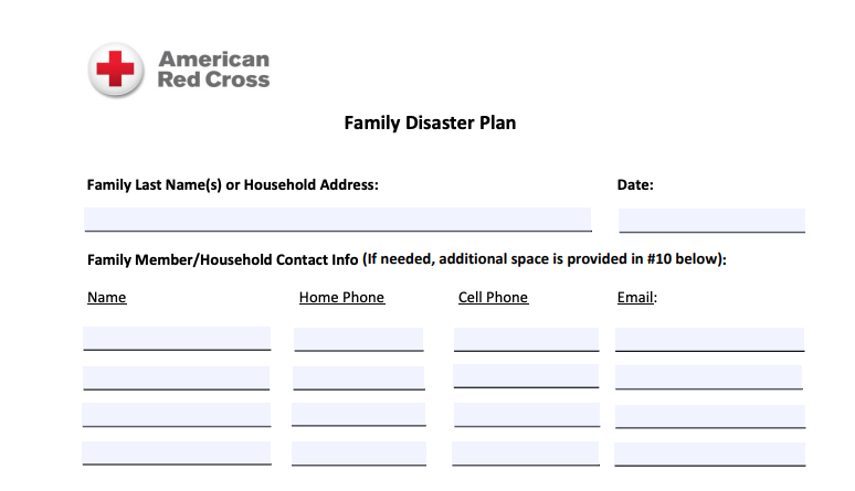 Detail Emergency Plan Template Nomer 13