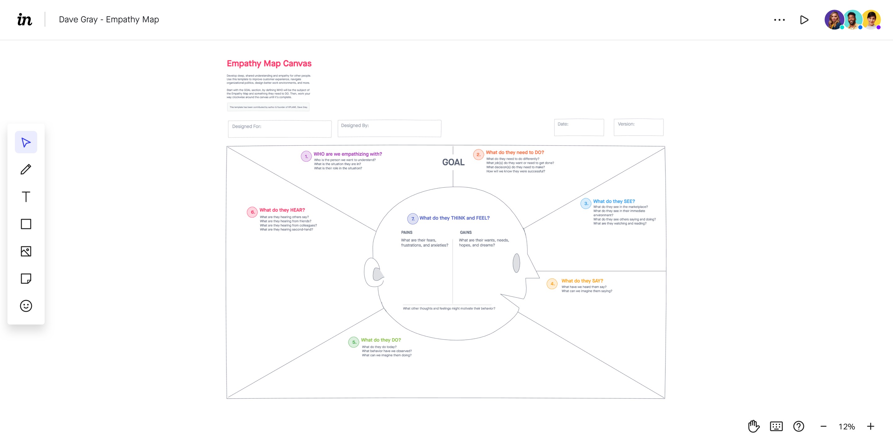 Detail Empathy Map Template Nomer 2