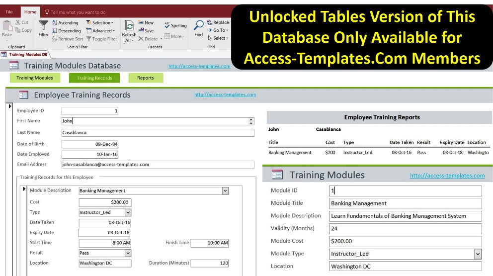 Detail Employee Database Access Template Nomer 15