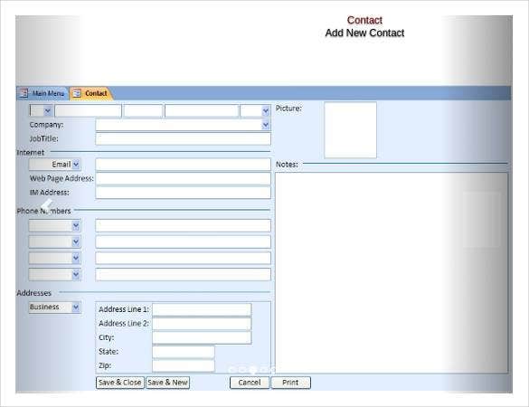 Detail Employee Database Access Template Nomer 28