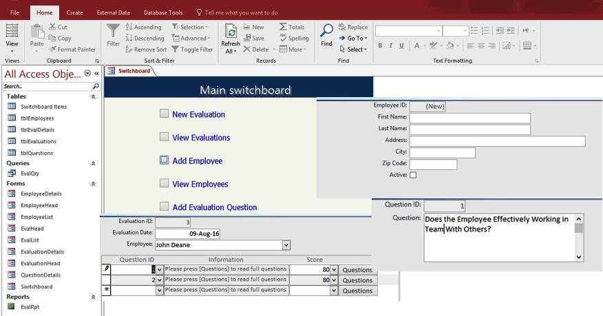 Detail Employee Database Access Template Nomer 8