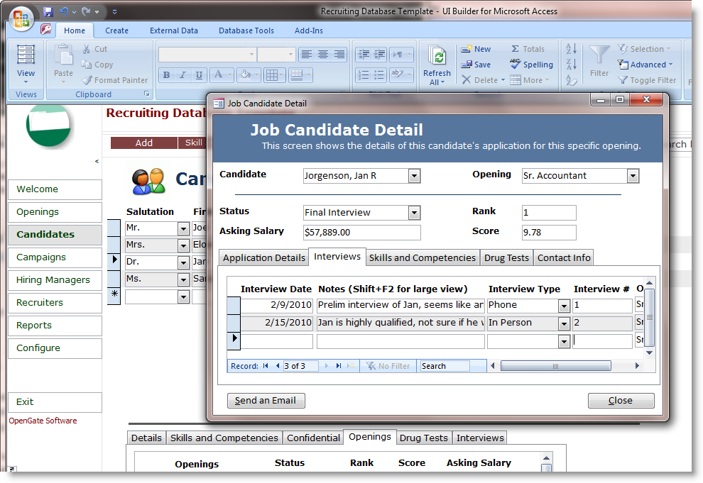 Detail Employee Database Access Template Free Nomer 10