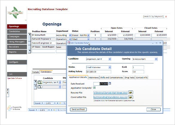 Detail Employee Database Access Template Free Nomer 4