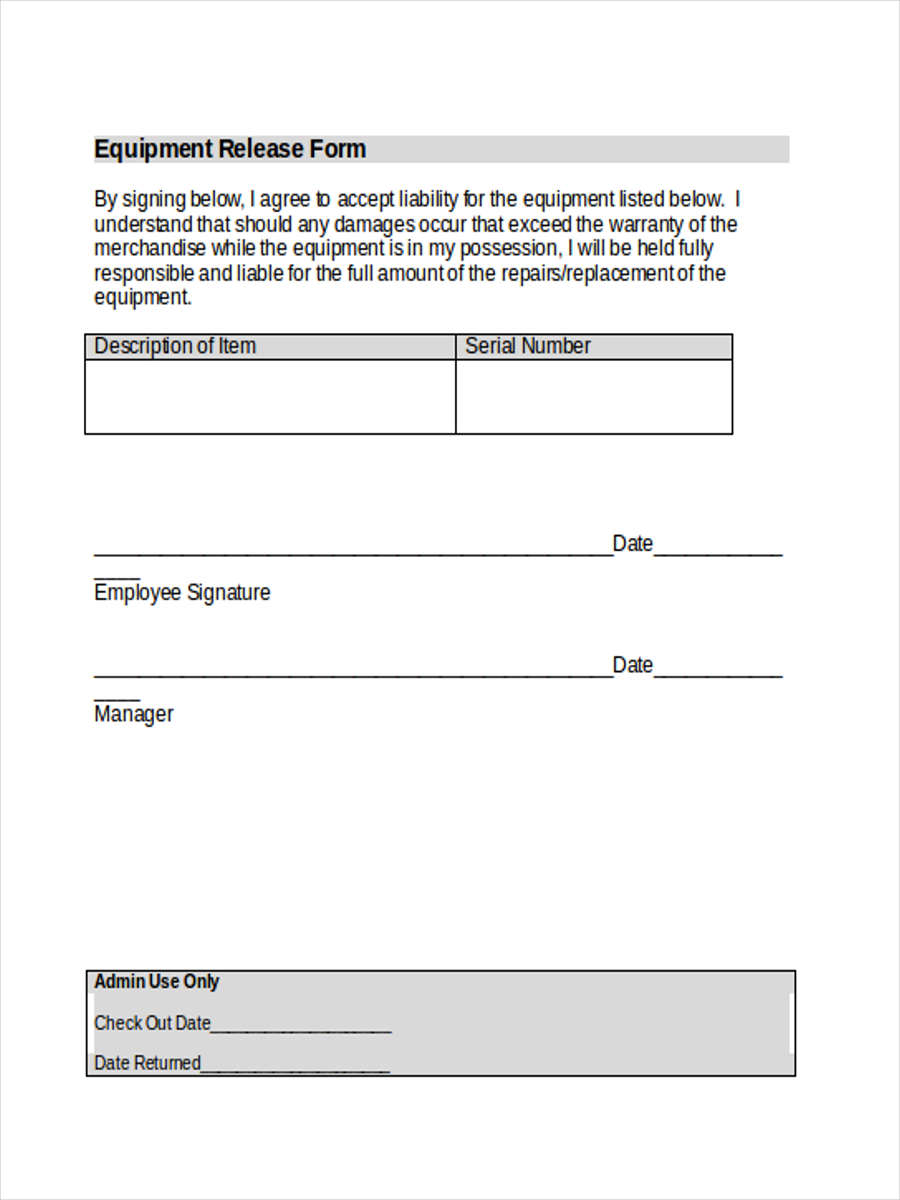 Detail Employee Equipment Agreement Template Nomer 17