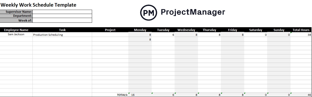 Detail Employee Shift Schedule Template Nomer 45