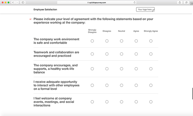 Detail Employee Survey Template Nomer 14