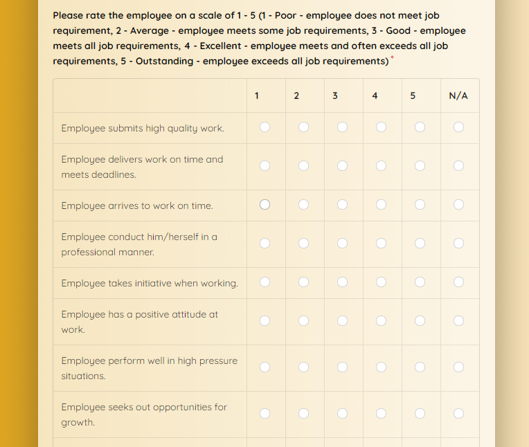 Detail Employee Survey Template Nomer 9